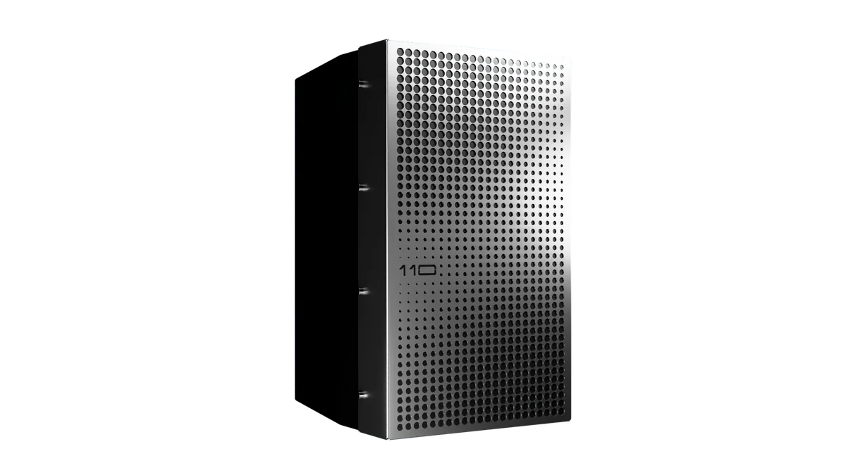 MUSAI 110 — three-quarter view